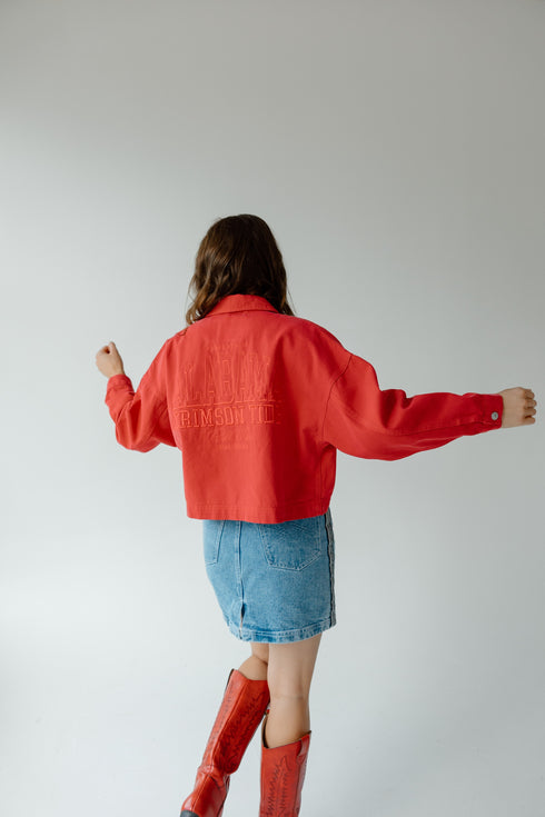 Alabama Sanders Embroidery Canvas Twill Jacket