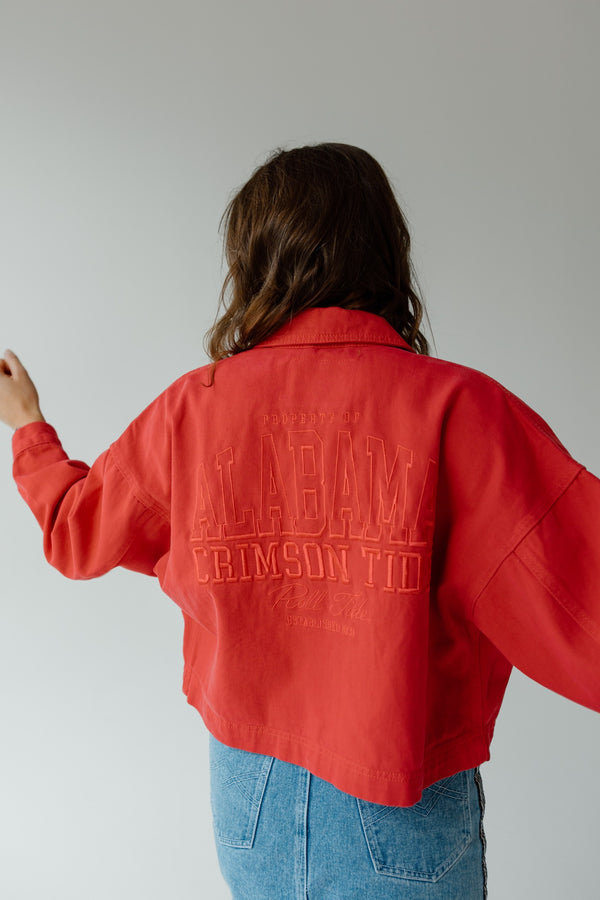Alabama Sanders Embroidery Canvas Twill Jacket