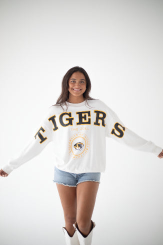 Missouri Philly Split Lantern Sleeve Crew