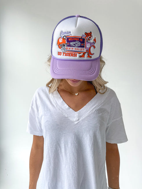 Clemson Layer Patch Foam Trucker Hat