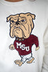 Mississippi State Mascot Chenille Comfort Crew