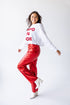 Arkansas Perkins Chenille Cropped Longsleeve
