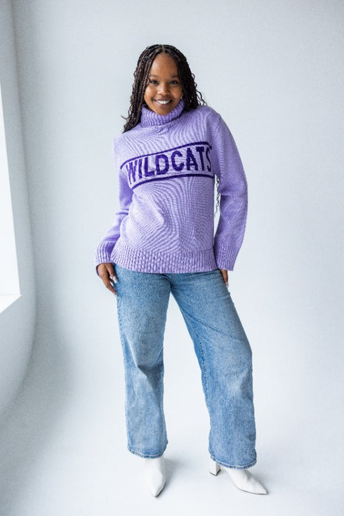 K-State Railway Sweater Rolled Turtleneck