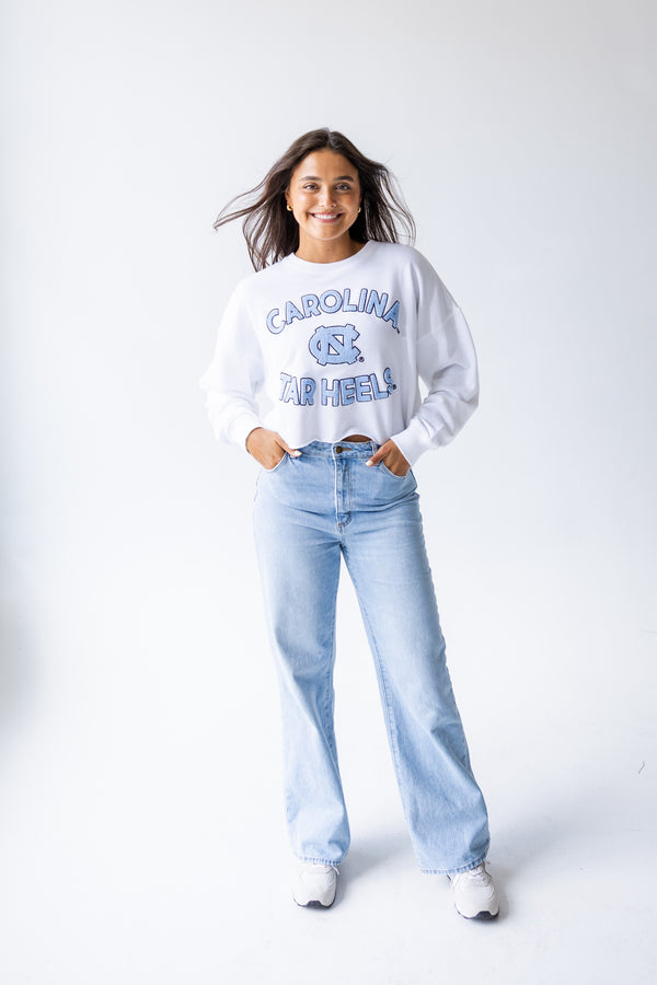 UNC Perkins Chenille Cropped Longsleeve
