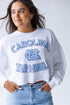 North Carolina Perkins Chenille Cropped Longsleeve