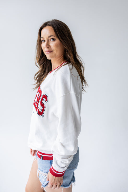 Oklahoma Allen Chenille Varsity V-neck