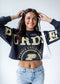 Purdue Phipps Split Sleeve Cropped Longsleeve