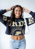 Purdue Phipps Split Sleeve Cropped Longsleeve
