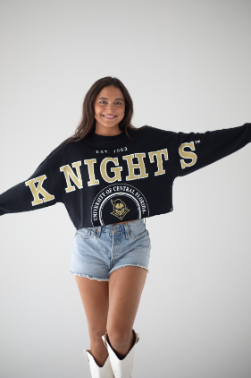 UCF Phipps Split Sleeve Cropped Longsleeve