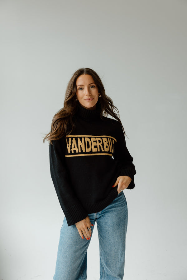 Vanderbilt Railway Sweater Rolled Turtleneck