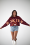 Virginia Tech Phipps Split Cropped Longsleeve