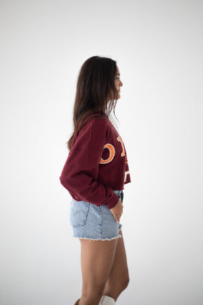Virginia Tech Phipps Split Cropped Longsleeve