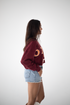 Virginia Tech Phipps Split Sleeve Cropped Longsleeve