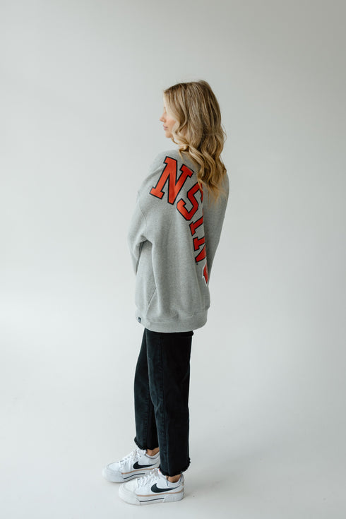 Wisconsin Avery Arch Lantern Sleeve Crew