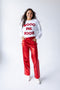 Arkansas Perkins Chenille Cropped Longsleeve