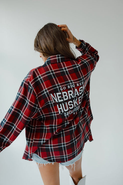 Nebraska Dunn Dream Oversized Plaid