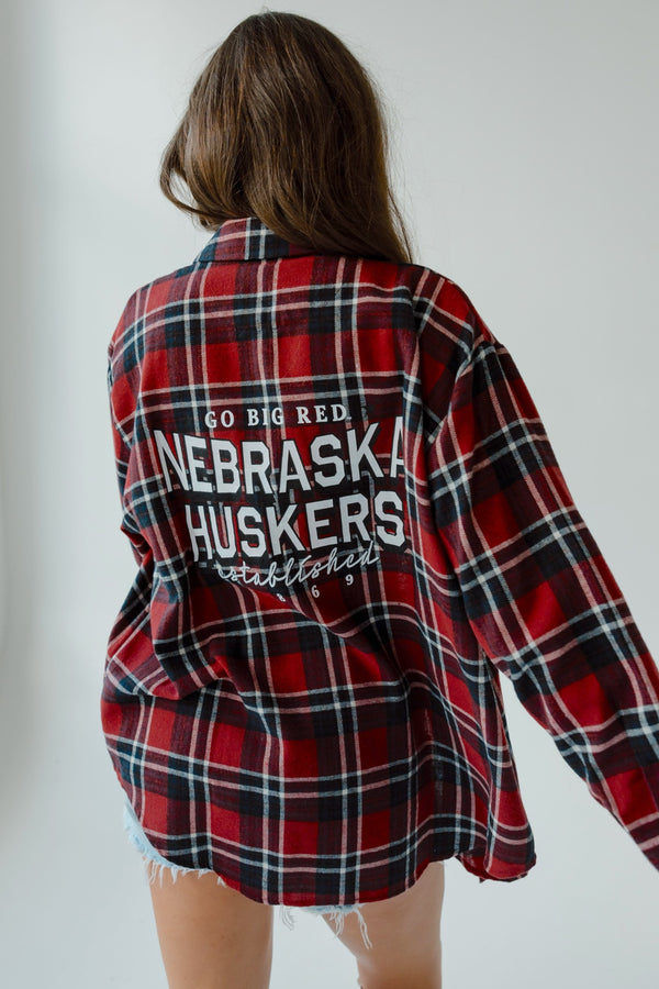 Nebraska Dunn Dream Oversized Plaid