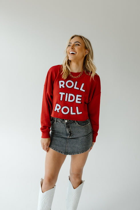 Alabama Perkins Chenille Cropped Longsleeve