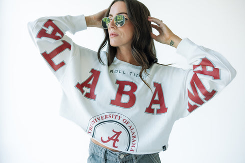 Alabama Phipps Split Sleeve Cropped Longsleeve