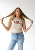 LSU Epps Arch Full Length Ribbed Basic Tank