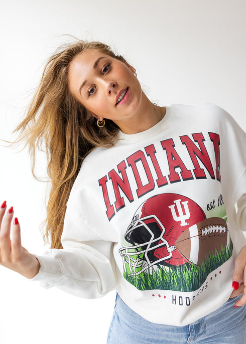 Indiana Malone Multimedia OS Fleece Crew