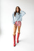 Ole Miss Ritter Repeat Lantern Sleeve Crew