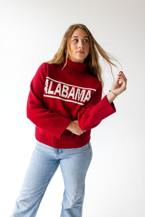 Alabama Railway Rolled Turtleneck Sweater