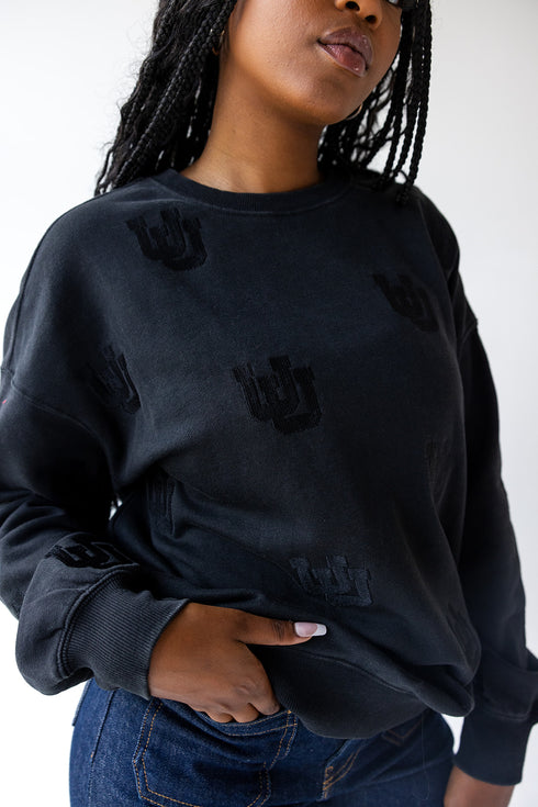 Utah Ritter Repeat Lantern Sleeve Crew