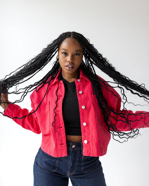 Georgia Sanders Embroidery Canvas Twill Jacket