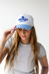 Kentucky Albon Checkered 5 Panel Canvas Baseball Hat
