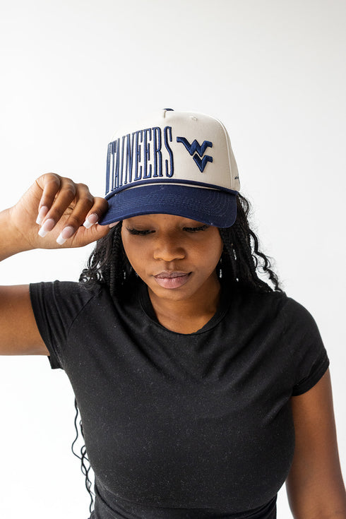 West Virginia Saturday Stretch 5 Panel Canvas Baseball Hat