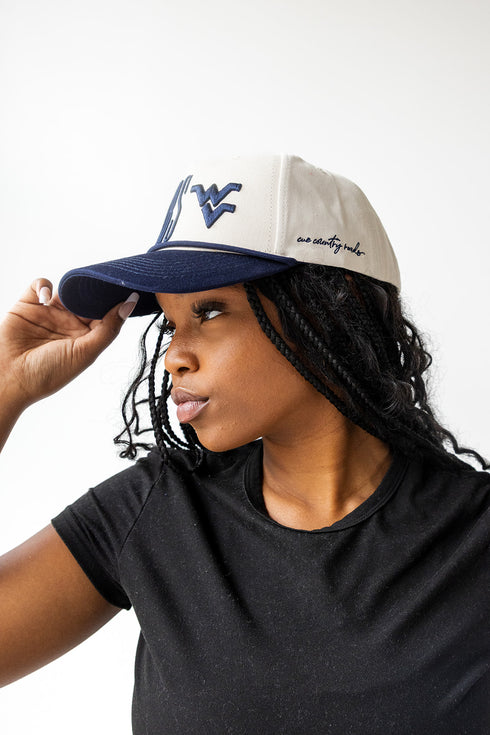 West Virginia Saturday Stretch Canvas Trucker Hat