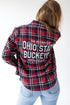 Ohio State Dunn Dream Oversized Plaid