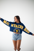 West Virginia Phipps Split Sleeve Cropped Longsleeve