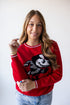 Ohio State Wicks Woven Striped Detail Sweater