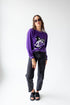 Kansas State Wicks Woven Striped Detail Sweater