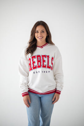 UNLV Allen Chenille Varsity V-neck