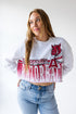 Arkansas Conway Crop Cropped Longsleeve