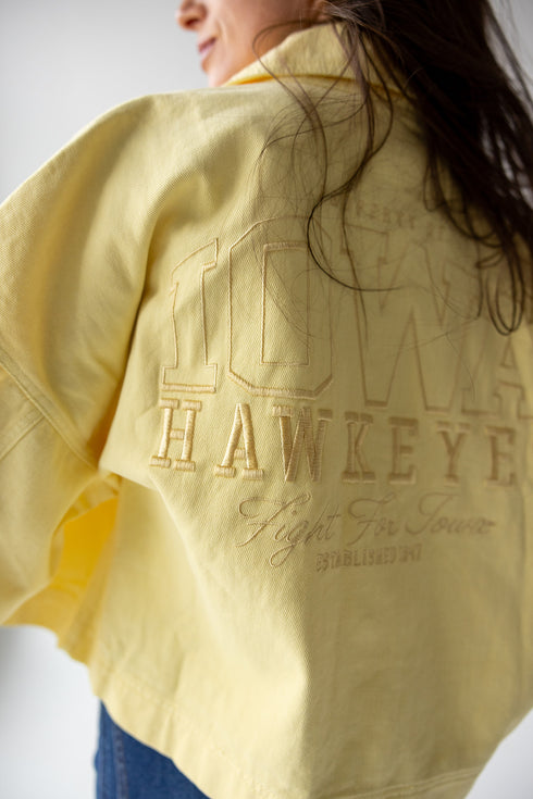 Iowa Sanders Embroidery Canvas Twill Jacket