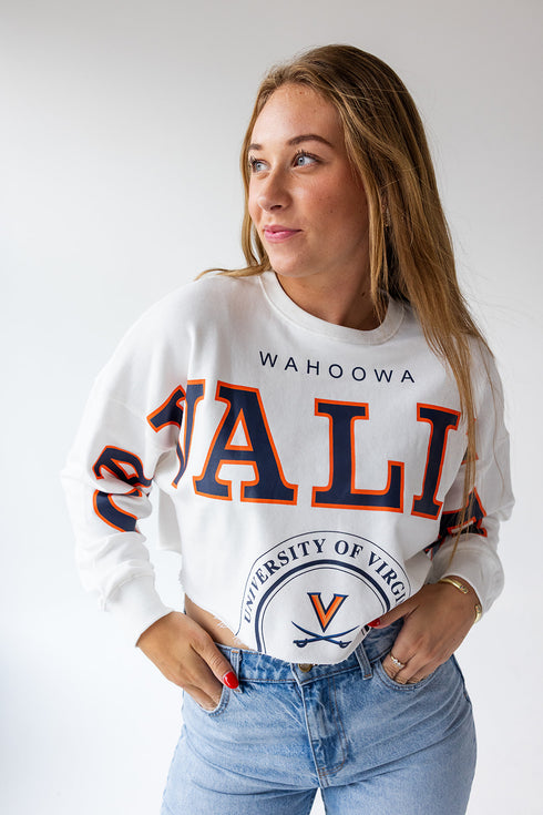 Virginia Phipps Split Sleeve Cropped Longsleeve