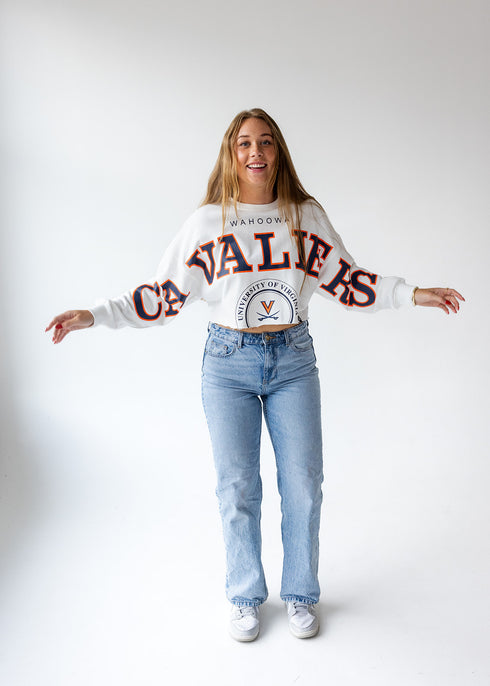Virginia Phipps Split Sleeve Cropped Longsleeve
