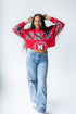 Nebraska Phipps Split Sleeve Cropped Longsleeve