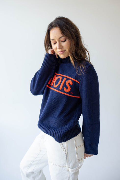 Illinois Railway Sweater Rolled Turtleneck