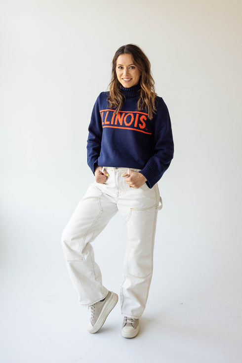 Illinois Railway Sweater Rolled Turtleneck