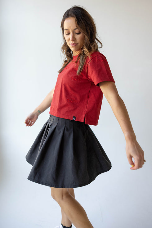 Arkansas Ritter Repeat Heavyweight Crop Tee