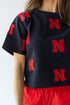 Nebraska Ritter Repeat Heavyweight Crop Tee