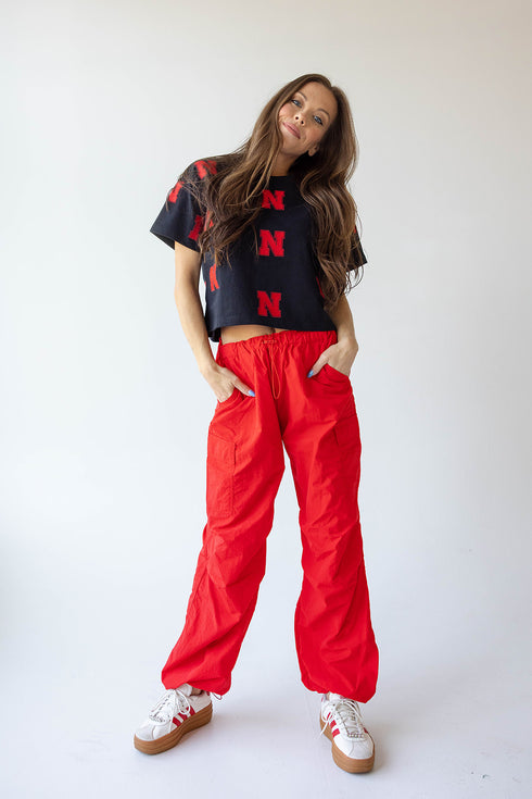 Nebraska Ritter Repeat Heavyweight Crop Tee