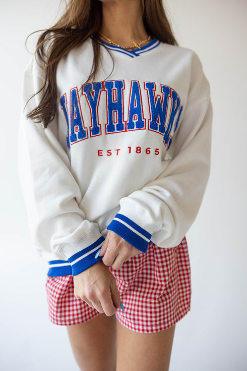 Kansas Allen Chenille Varsity V-neck