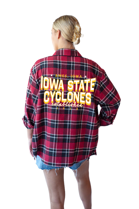 Iowa State Dunn Dream Oversized Plaid