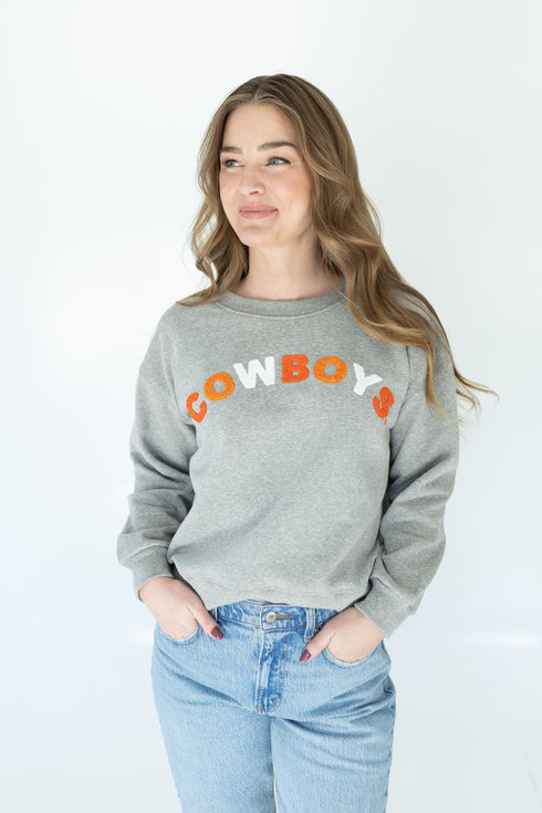 Oregon State Charlie Chenille Fleece Women's Crew